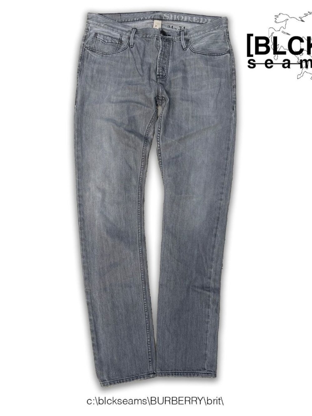 BURBERRY BRIT "Shoreditch" Jeans Skinny Leg